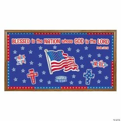 Cheapest 🔥 Patriotic Faith Bulletin Board Set - 71 Pc. ❤️