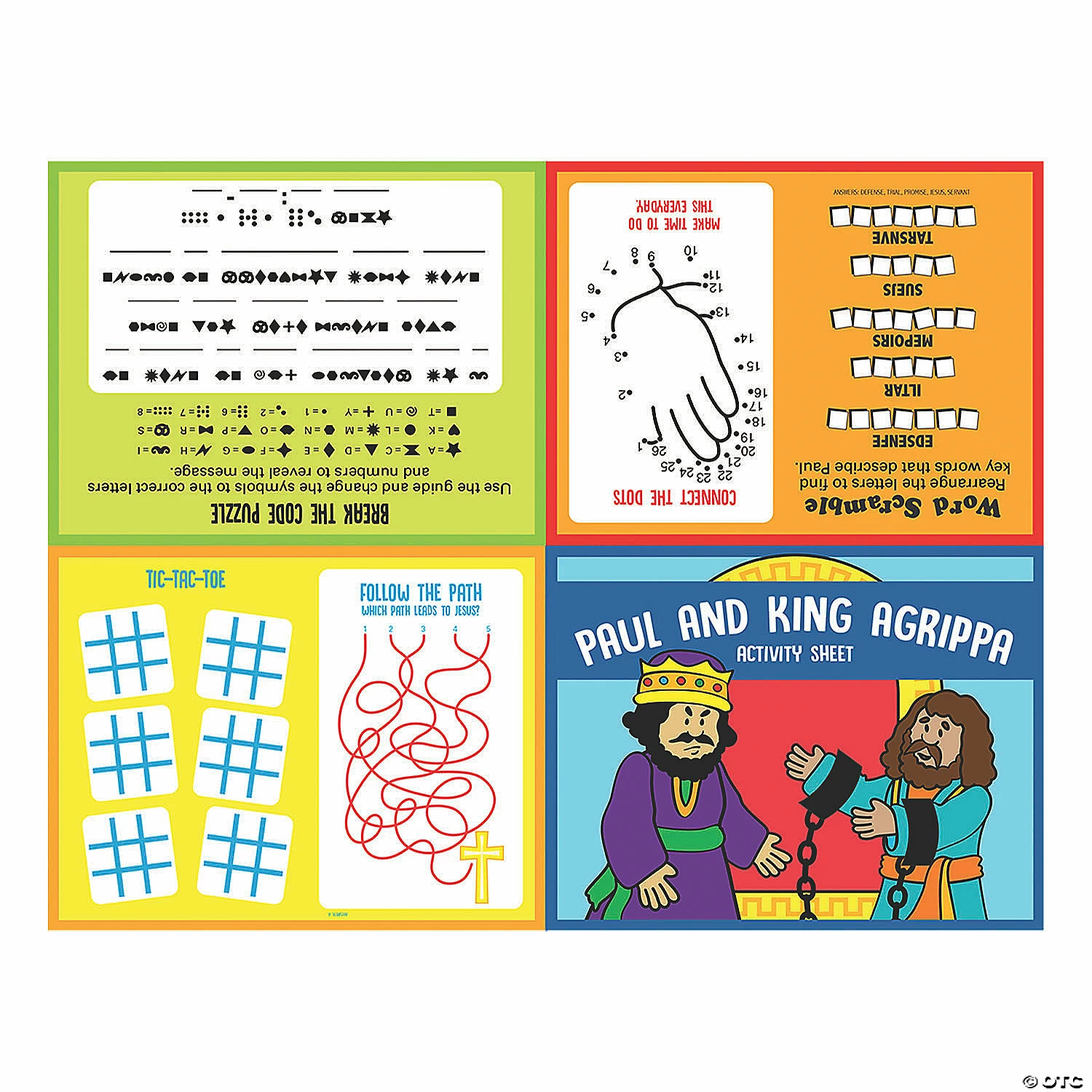 Discount 💯 Paul & King Agrippa Activity Sheets - 24 Pc. ❤️ - Image 2