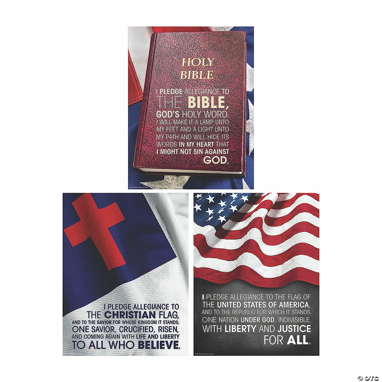 Wholesale π₯° Pledge Poster Set - 3 Pc. β€οΈ