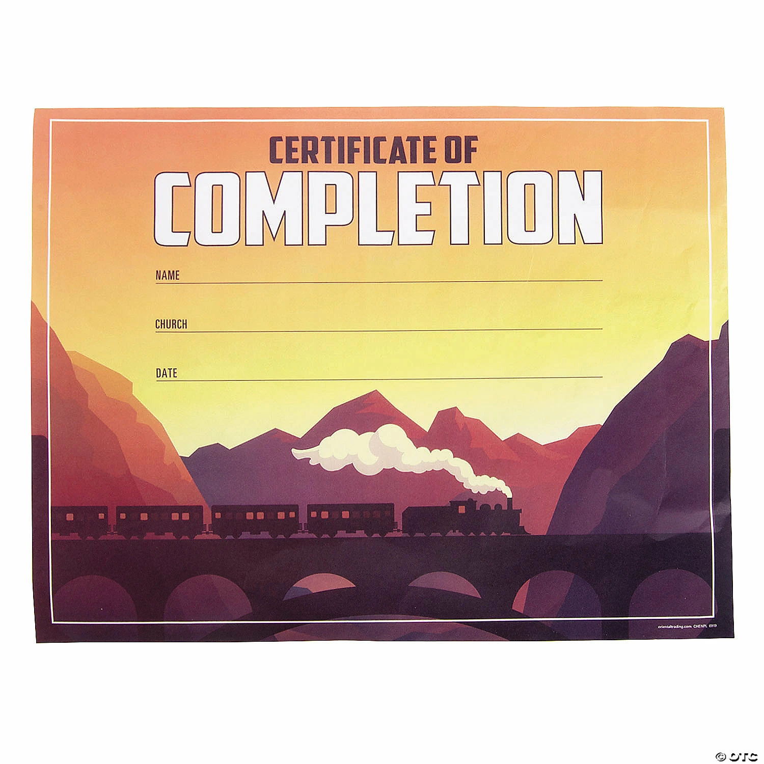 Best deal ๐ฅ Railroad VBS Certificates of Completion โ๏ธ
