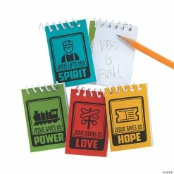 Cheap 🥰 Railroad VBS Mini Spiral Notepads 🥰
