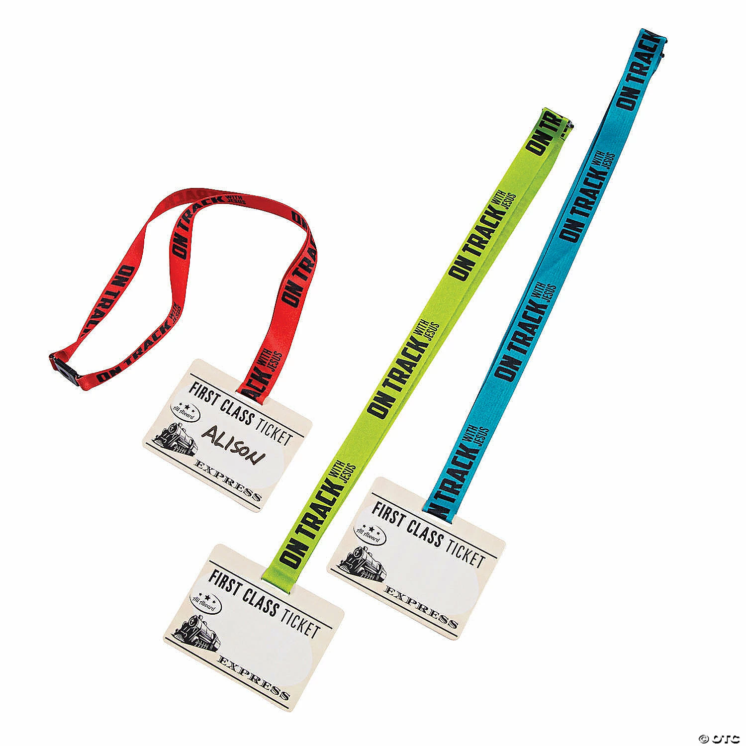 Deals 😉 Railroad VBS Name Tag Breakaway Lanyards - 12 Pc. 😉