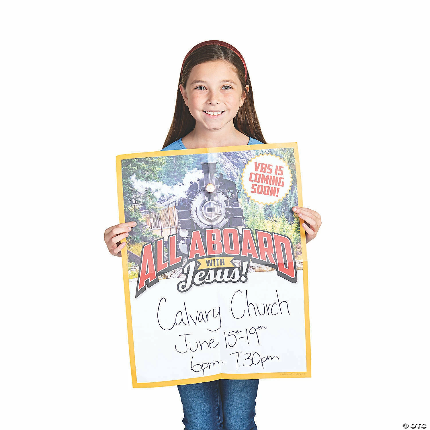 Budget 💯 Railroad VBS Promotional Posters - 6 Pc. ✔️ - Image 2