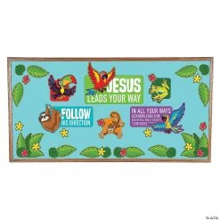 Discount ✔️ Rainforest VBS Bulletin Board Set - 29 Pc. 😉