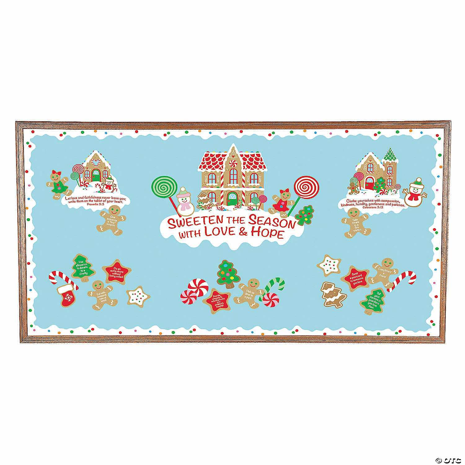 Best reviews of ๐ Religious Gingerbread Bulletin Board Set ๐งจ