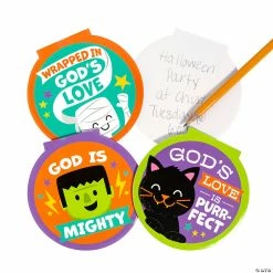 Budget โจ Religious ๐ฆ Halloween Notepads - 24 Pc. ๐
