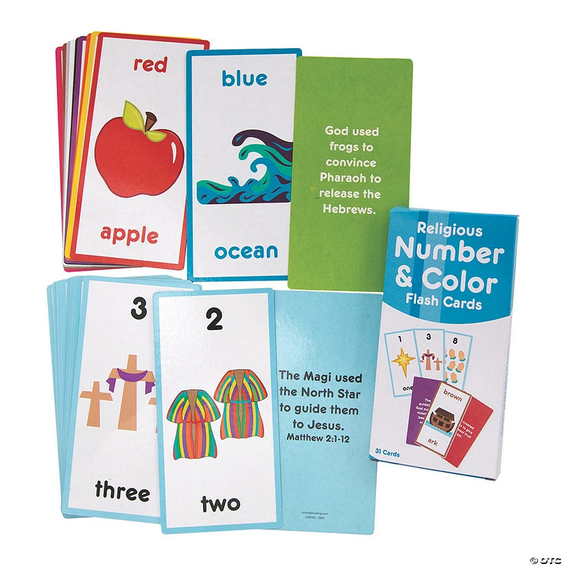 Hot Sale ✨ Religious Number & Color Flash Cards 🤩