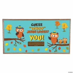 Promo โจ Religious Owl Bulletin Board Set - 9 Pc. ๐