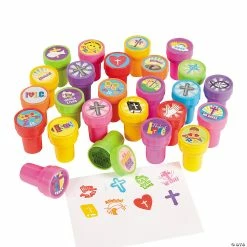 Budget π Religious Stamper Assortment - 50 Pc. π