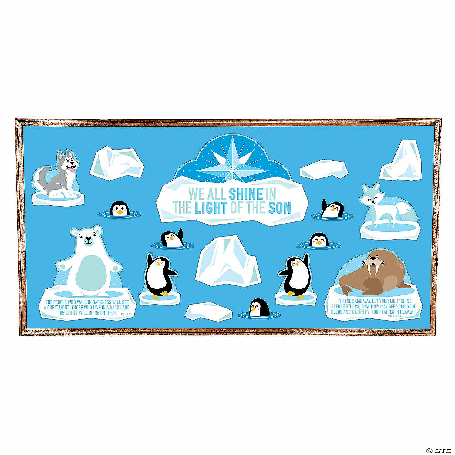 Coupon π Religious Winter Animals Bulletin Board Set π