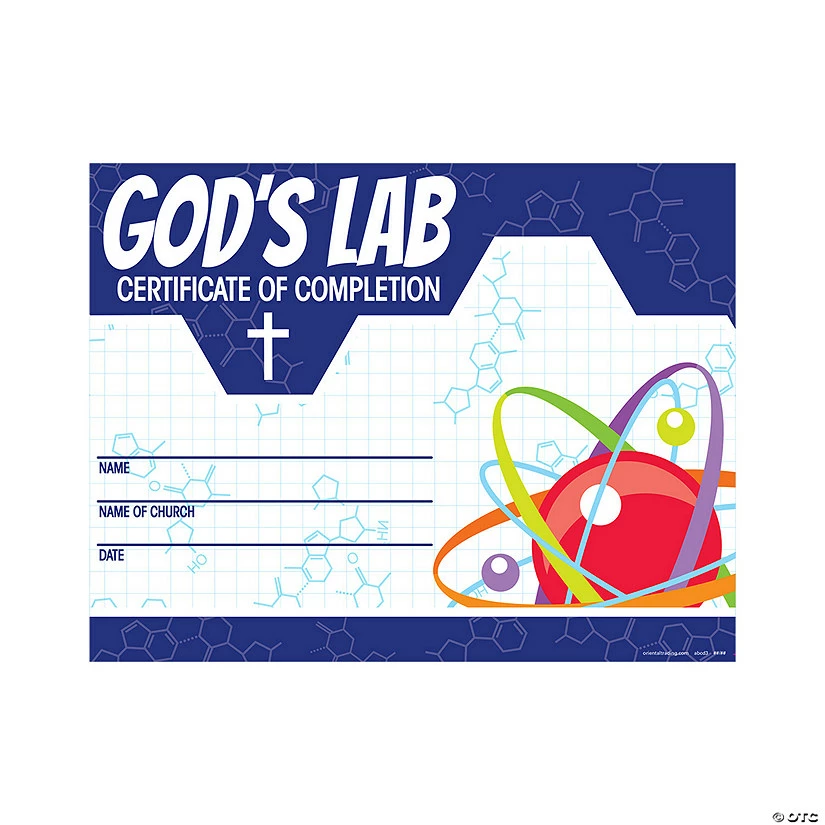 Hot Sale π Science VBS Certificates of Completion β€οΈ