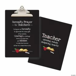 Outlet π Serenity Prayer for Teachers Clipboard π