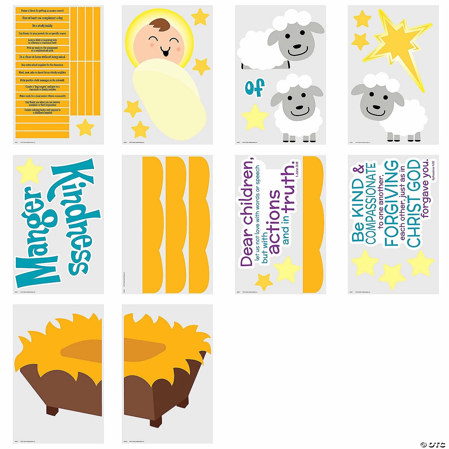 Coupon π― Share Jesus Through Acts of Kindness Bulletin Board Set - 10 Pc. π - Image 2