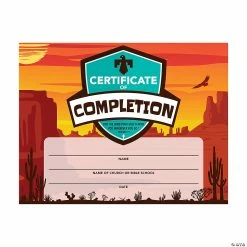 Wholesale π Southwest VBS Certificates of Completion - 25 Pc. βοΈ