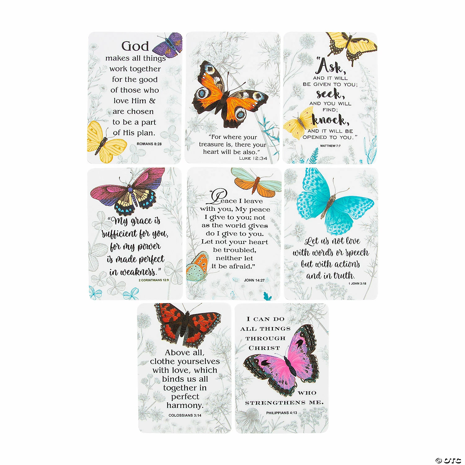 Best deal 👏 Spring Butterfly Faith Wallet Card Assortment - 144 Pc. ✨ - Image 2