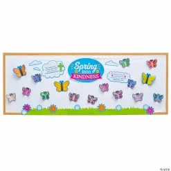 Discount 😍 Spring into Kindness Bulletin Board Set - 45 Pc. 🥰