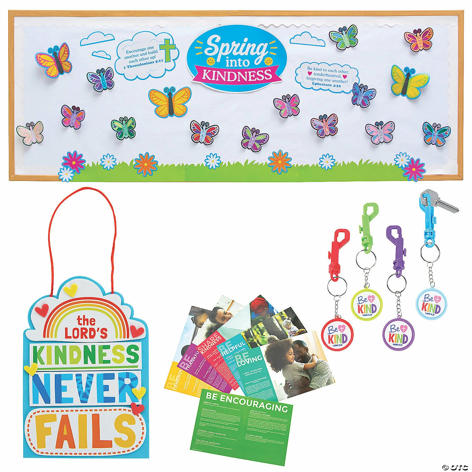 New 😉 Spring Into Kindness Religious Classroom Lesson Kit for 12 😍