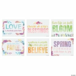 Best deal ๐ฏ Spring Watercolor Poster Set - 6 Pc. ๐ฅฐ