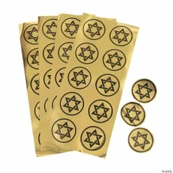 Budget 🥰 Star of David Seal Stickers - 100 Pc. 🎉
