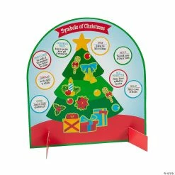 Outlet 🤩 Symbols of 🎄 Christmas Stand-Up Sticker Scenes - 12 Pc. 👏