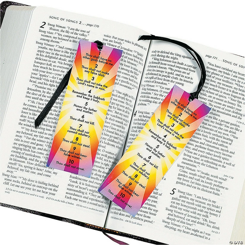 Best Sale 👏 Ten Commandments Bookmarks - 24 Pc. ❤️