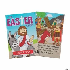Best deal 💯 The Easter Story Sticker Books - 12 Pc. 🎁