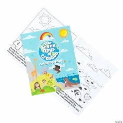 Cheapest 🥰 The Seven Days of Creation Coloring Books - 12 Pc. 😉