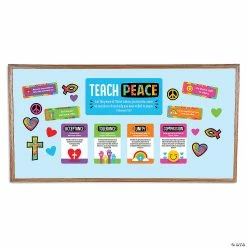 Outlet ๐ Tie-Dye Teach Peace Classroom Decorating Kit- 3 Pc. โค๏ธ