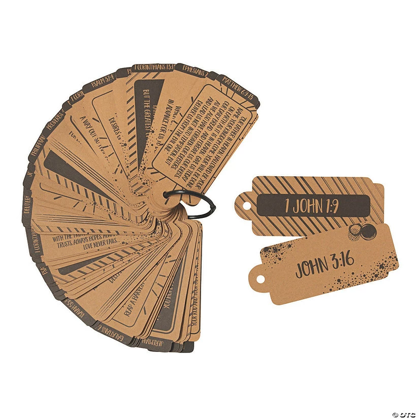 Buy 𧨠Top 50 Bible Verses on a Ring - 12 Pc. π₯