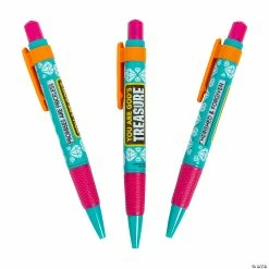 New 😉 Treasure Hunt VBS Message Pens - 12 Pc. ❤️