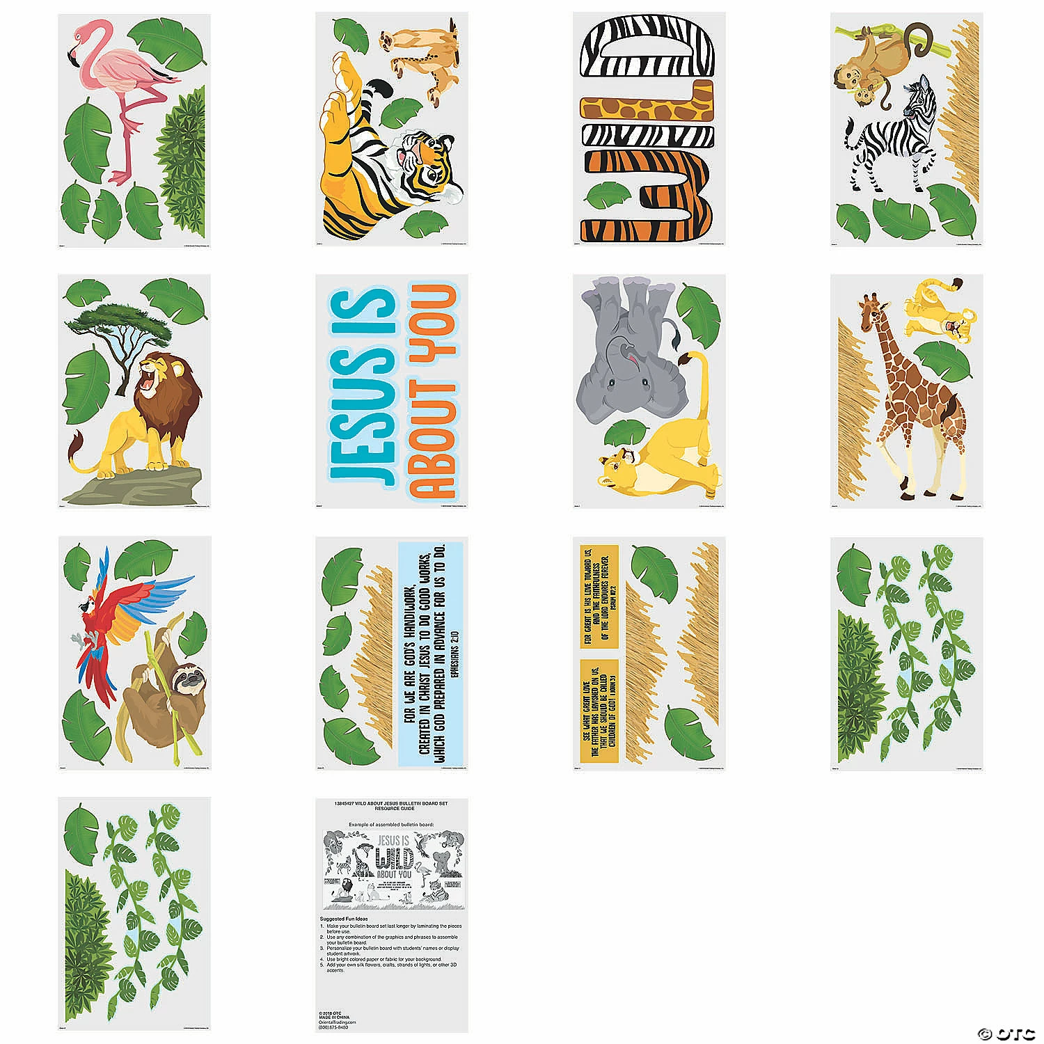 Coupon 🔔 Wild About Jesus Bulletin Board Set - 67 Pc. 🤩 - Image 2