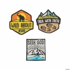 Cheap π Wild Encounters VBS Iron-On Patches - 12 Pc. π